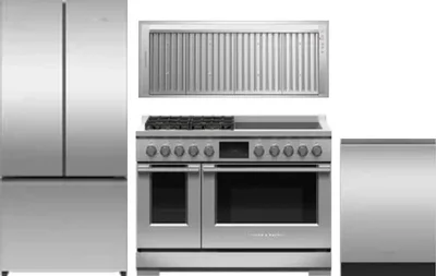 4 Piece Package Includes Refrigerator, Range, Hood And Dishwasher